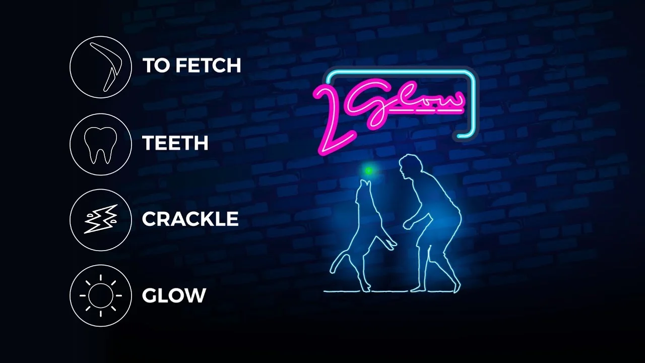 Speelstok voor Honden, Lichtgevend – 2 Glow Cracking & Tracking Stick - Afbeelding 2