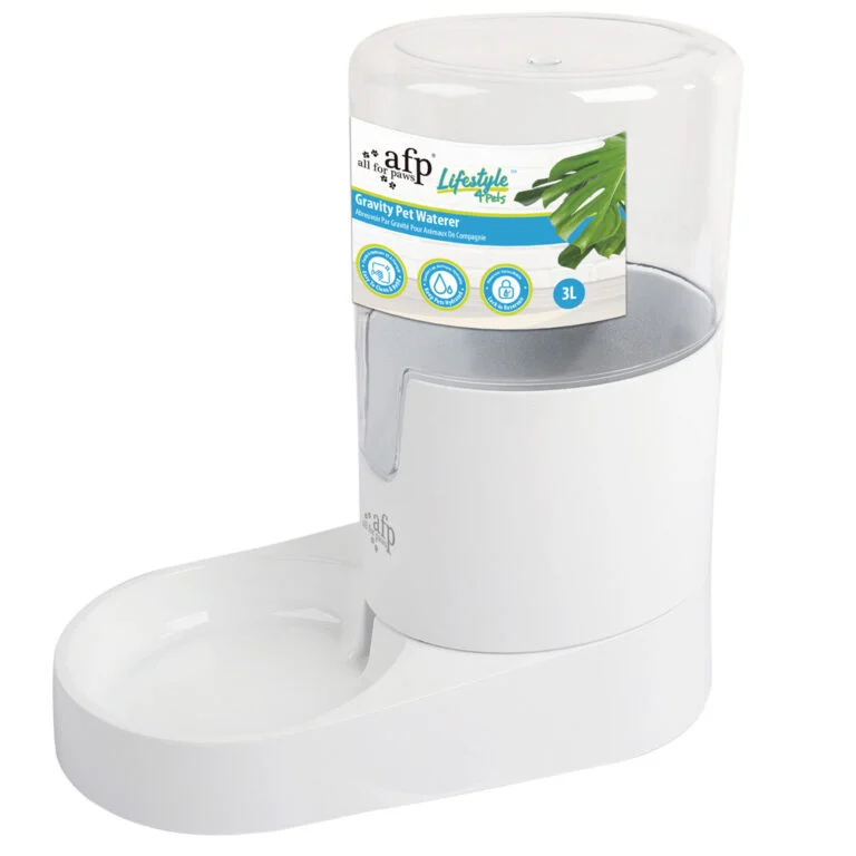 Hondendrinkbak met Waterreservoir, 3 l – AFP Lifestyle 4 Pets Gravity Pet Waterer
