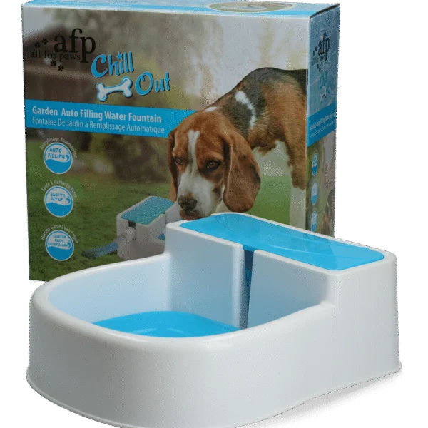 Drinkfontein voor Honden met Tuinslangaansluiting – AFP Chill Out - Garden Auto Filling Fountain