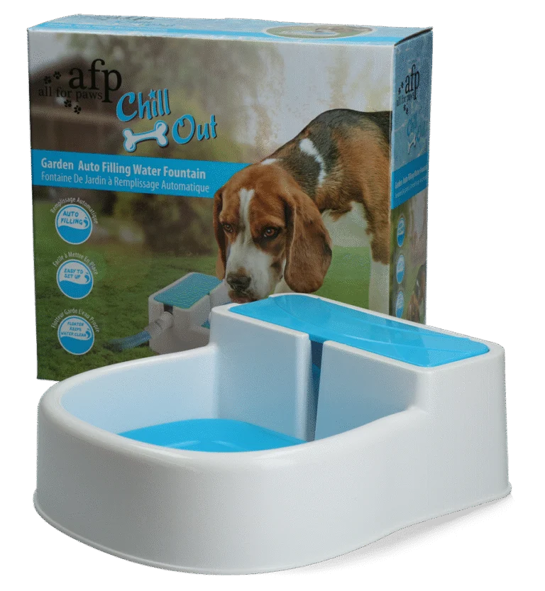 Drinkfontein voor Honden met Tuinslangaansluiting – AFP Chill Out - Garden Auto Filling Fountain