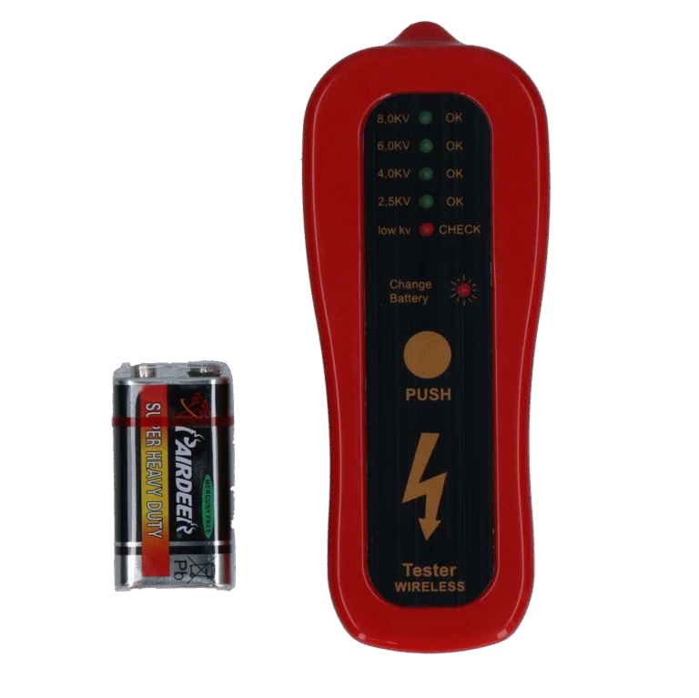 Schrikdraadtester met 4 LED Niveaus, zonder Grondpiek – Gobel