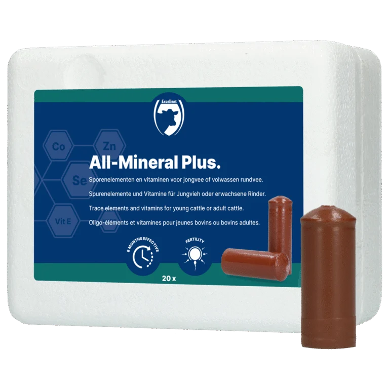 Mineralenbolus voor Rundvee, 20 Stuks – Excellent All-Mineral Plus