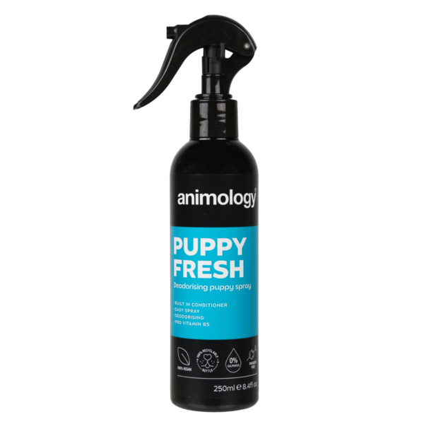 Vachtspray voor Puppy's tegen Geurtjes, 250 ml – Animology Puppy Fresh Deodorising Puppy Spray
