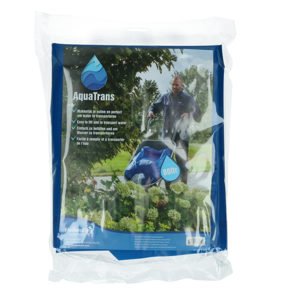 AQUA00014.png Waterzak voor Watertransport, Opvouwbaar, 80 l – Hofman Animal Care AquaTrans - Afbeelding 1