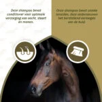 Paardenshampoo voor Glanzende Vacht, 500 ml – Excellent Horse Hi Gloss Shampoo Rose - Afbeelding 2