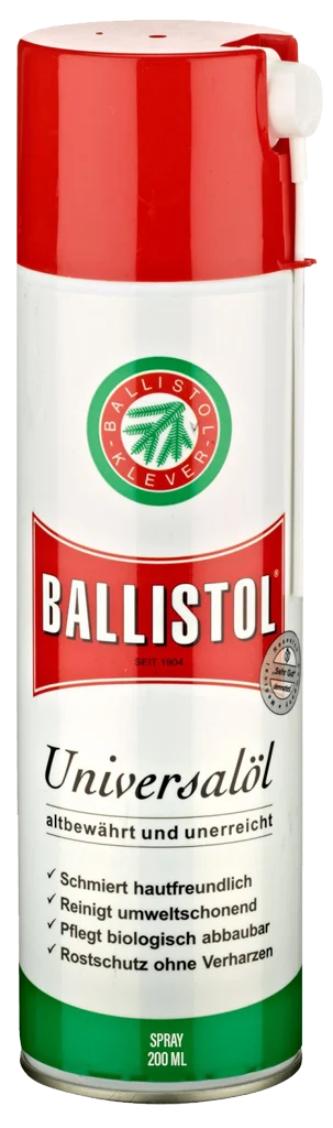 Universele Oliespray voor Metaal en Hout, 200 ml – Ballistol Universal Oil Spray