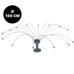 Vogelwering met Roterende RVS Draden, Ø 180 cm – Birdshield Longlegs