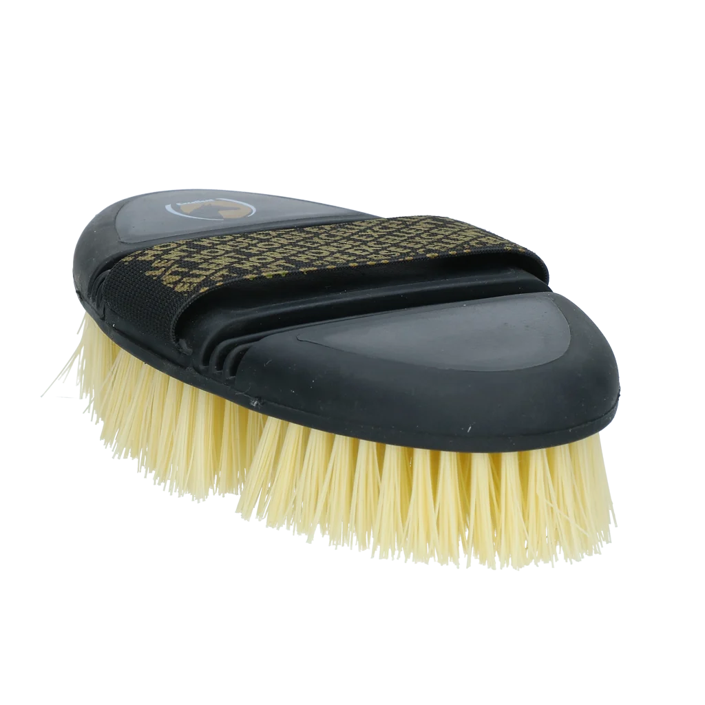 Harde Paardenborstel met Flexibele Bovenzijde – Excellent Horse Flexi Brush Scrub - Afbeelding 1