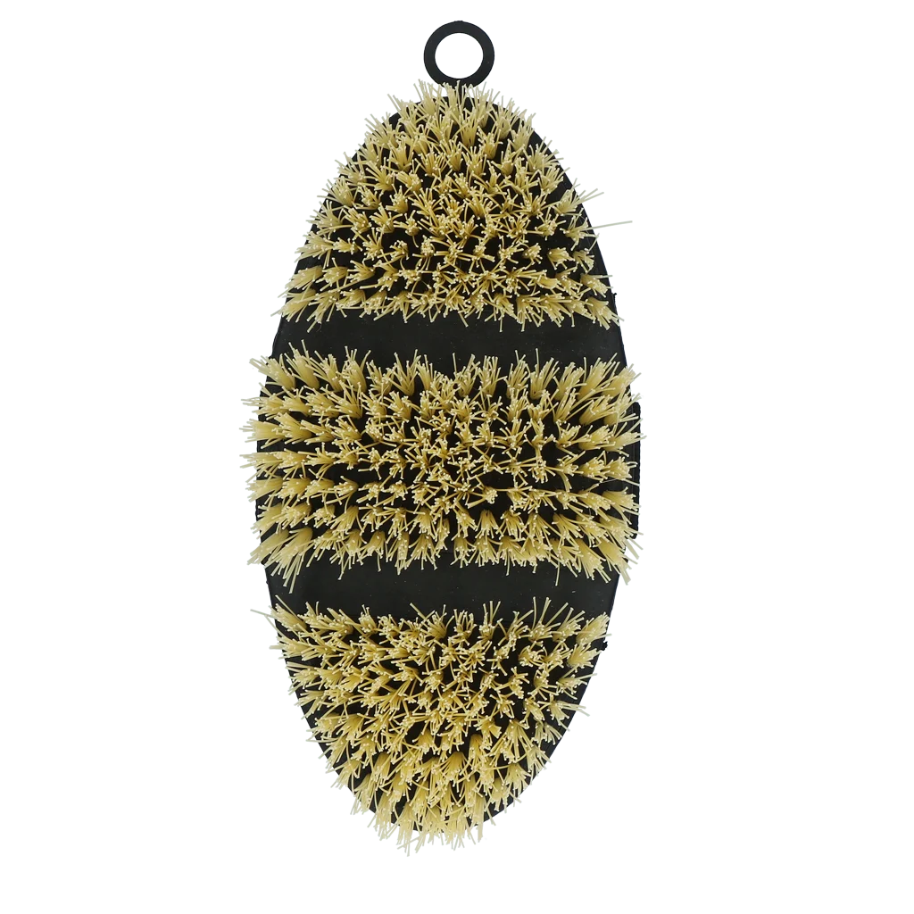 Harde Paardenborstel met Flexibele Bovenzijde – Excellent Horse Flexi Brush Scrub - Afbeelding 3