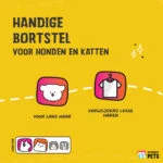 Hondenborstel van Siliconen voor Lang Haar, 12 x 6,5 x 2,5 cm – Excellent Pets Soft Silicone Brush - Afbeelding 6