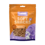 Hondensnack in Chipsvorm met Rund en Vis, Graanvrij, 85 g – Braaaf Soft Snack Chips