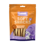 Hondensnack in Gedraaide Sandwichvorm met Kip en Vis, Graanvrij, 85 g – Braaaf Soft Snack Gedraaide Sandwich