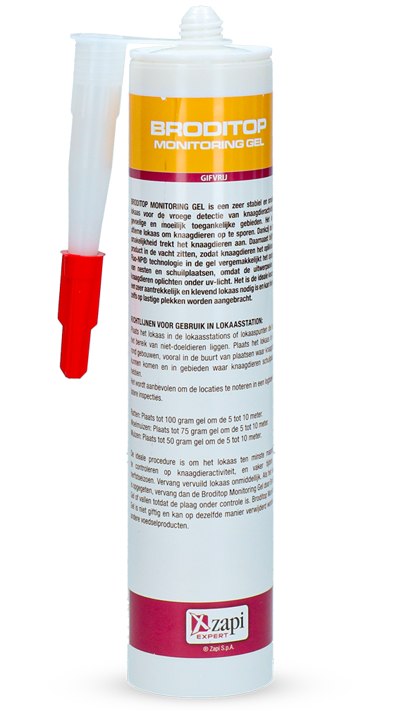 Lokgel voor Monitoring van Muizen en Ratten, 300 ml – Broditop Monitoring Gel