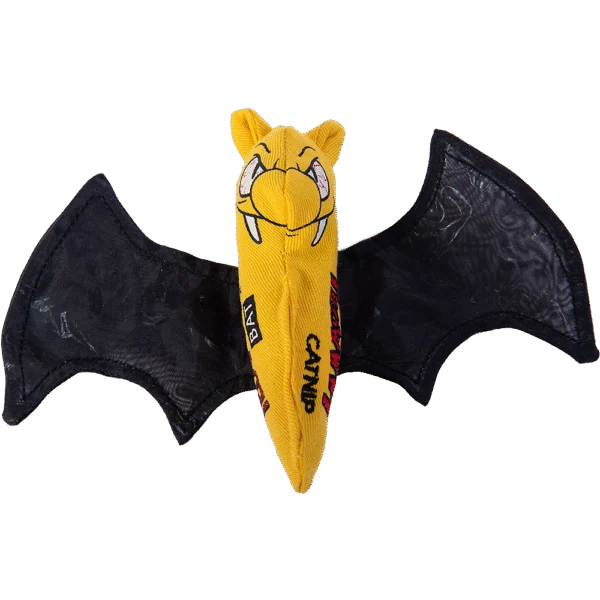 Kattenspeelvleermuis met Kattenkruid en Knispervleugels – Yeowww! Cat Bat
