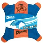 Hondenfrisbee van Canvas met Lichtgevende Poten, 24 x 24 cm – Chuckit! Flying Squirrel M