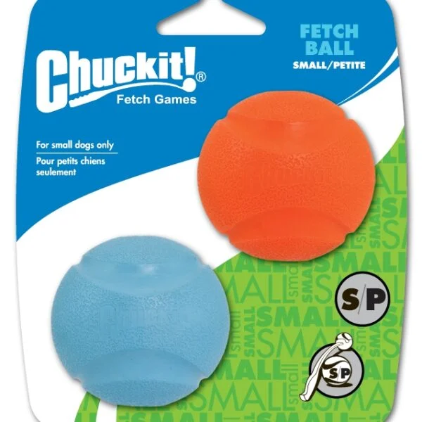 Hondenbal van Rubber, Ø 5 cm, 2 Stuks – Chuckit! Fetch Ball S