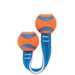 Trekspeelgoed voor Honden met 2 Tennisballen en Nylon Lint, ø 5 cm – Chuckit! Ultra Duo Tug S - Afbeelding 2