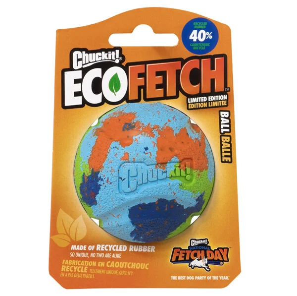 Hondenbal van 40% Gerecycled Rubber, 6,35 cm – Chuckit! Eco Fetch Ball