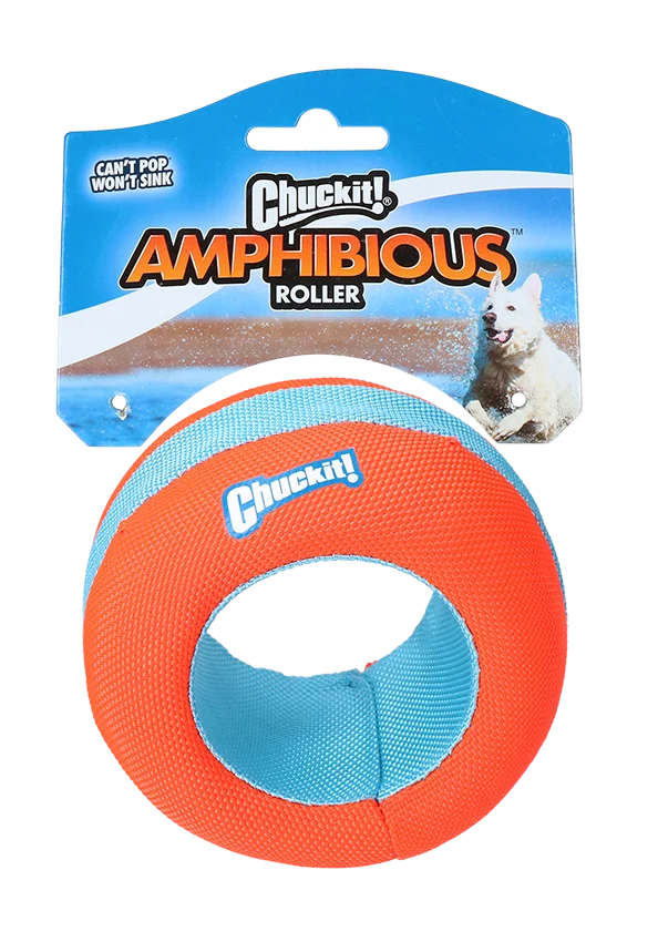 Apporteerroller Drijvend, Oranje, 11 cm – Chuckit! Amphibious Roller - Afbeelding 1