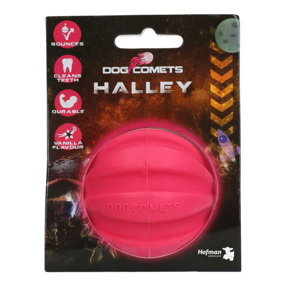 Hondenbal Roze – Dog Comets Halley