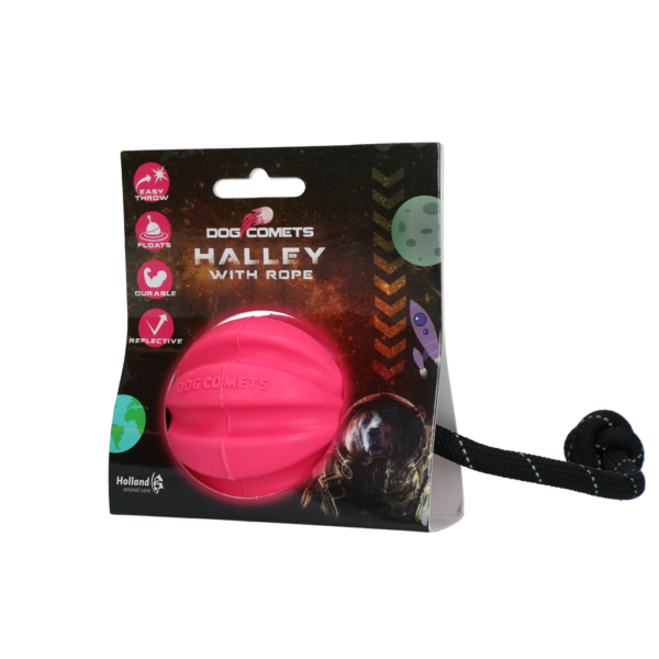 Hondenspeelgoed met Touw Roze – Dog Comets Halley