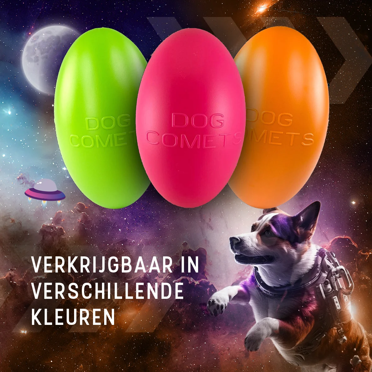Apporteerspeelgoed voor Honden, Drijvend, 30 cm, Oranje – Dog Comets Pan-Stars - Afbeelding 6