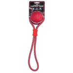 Hondenbal met Reflecterend Touw, Drijvend, Roze – Dog Comets Vortex Loop