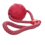 Hondenbal met Reflecterend Touw, Drijvend, Roze – Dog Comets Vortex Loop - Afbeelding 2