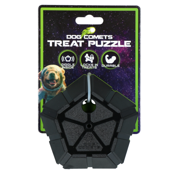 Puzzelbal voor Honden met Draaibare Delen en Giechelgeluid – Dog Comets Treat Puzzle