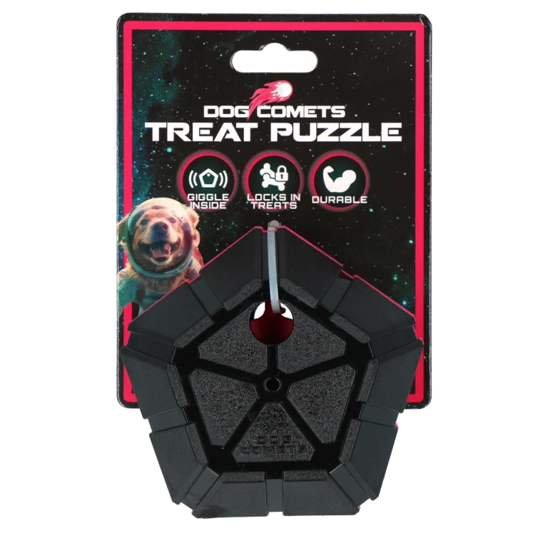 Puzzelbal voor Honden met Draaibare Delen – Dog Comets Treat Puzzle