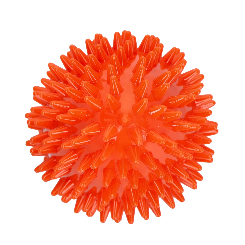 Apporteerspeelgoed in Eivorm met Pieper en Stekels, Oranje M, Ø 80 x 110 mm – Dog Comets Cosmic Egg - Afbeelding 3