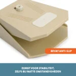 Waterfontein met Voetpedaal en Tuinslangaansluiting, Beige – Coolpets Splash Water Fountain - Afbeelding 5