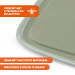 Koelmat voor Honden met Vaste Gel, Olijfgroen, M 76 x 50 cm – Coolpets Gel Cooling Mat - Afbeelding 5