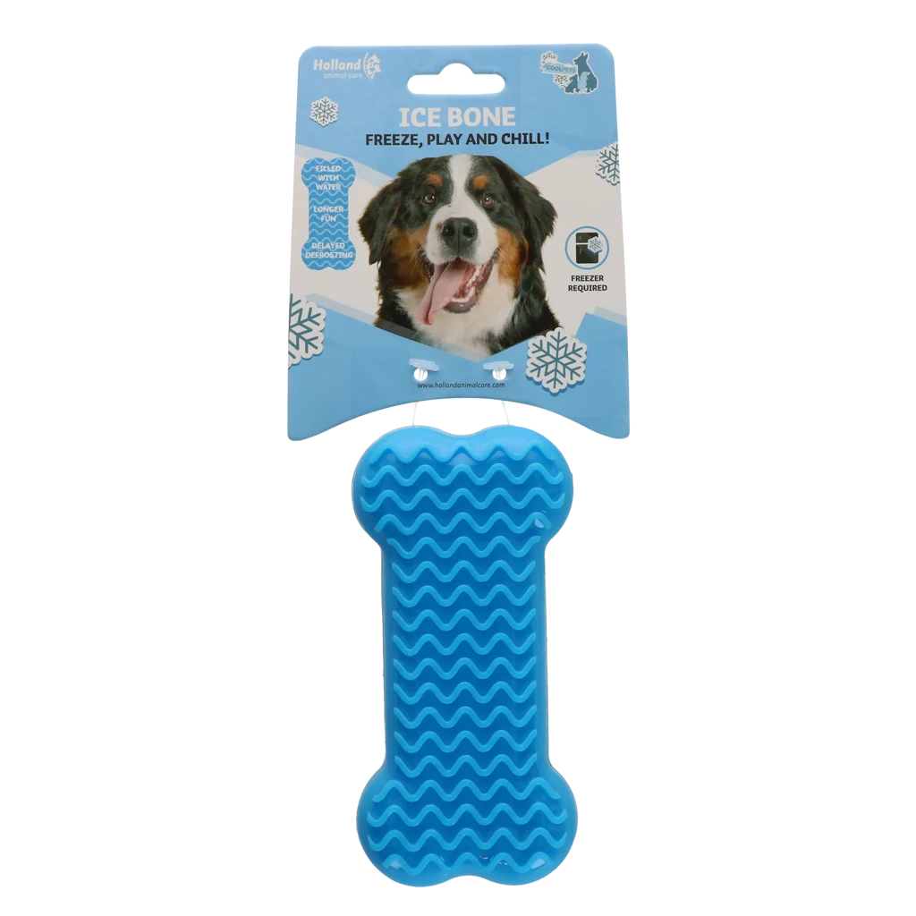 Verkoelend Speelbot voor Honden, Vulbaar met Water, 14 x 6,7 x 3,8 cm – Coolpets Ice Bone - Afbeelding 1