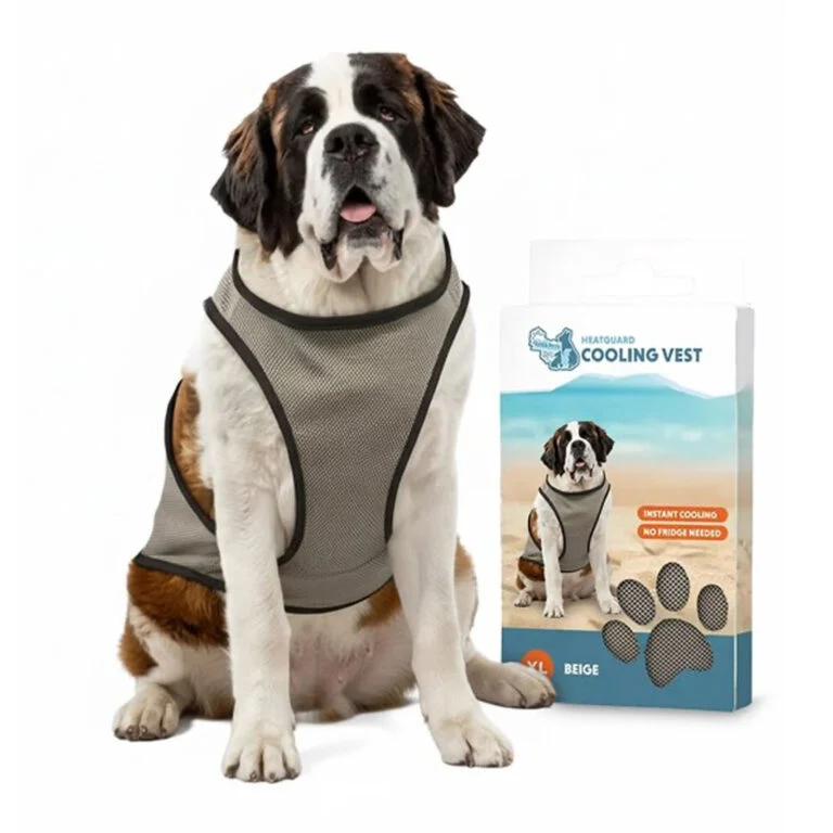 Koelvest voor Honden, Watergeactiveerd, XL, Ruglengte 40 cm – Coolpets Cooling Vest