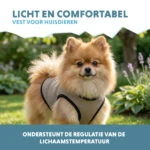 Koelvest voor Honden, Watergeactiveerd, XS, Ruglengte 20 cm – Coolpets Cooling Vest - Afbeelding 4