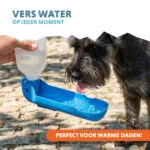 Hondendrinkfles voor Onderweg, 300 ml – Coolpets Fresh 2GO - Afbeelding 2