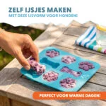 IJsvorm voor 8 Hondenijsjes – Coolpets Dog Ice Mix Tray - Afbeelding 3