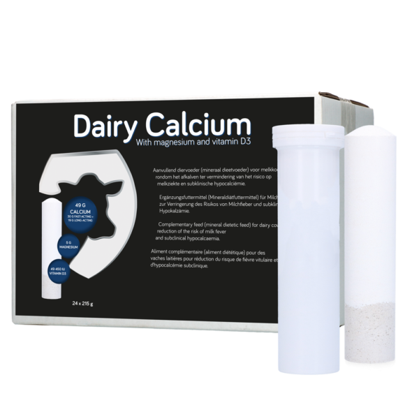 Calciumbolus voor Melkkoeien, 24 x 215 g – Hofman Animal Care Dairy Calcium Bolus (Mg & Vit. D3)