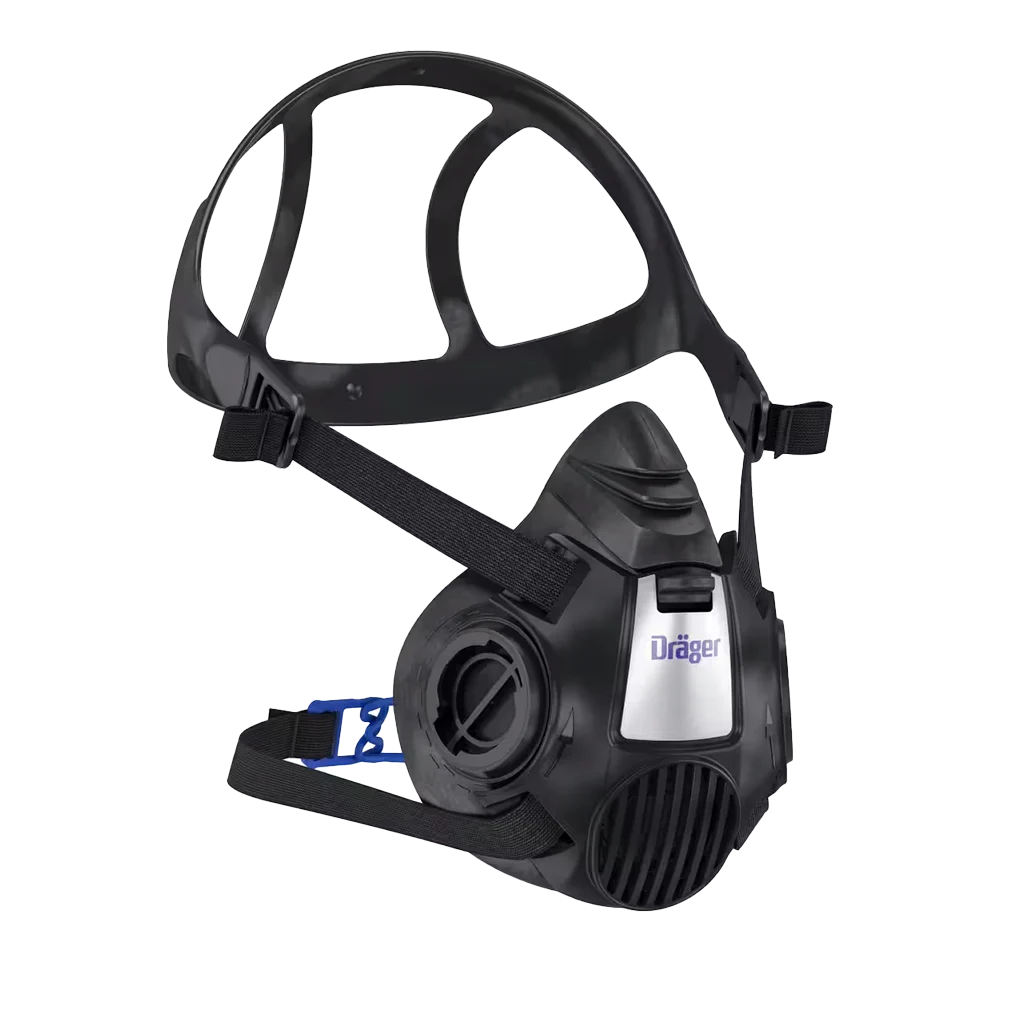 Halfgelaatsmasker met DrägerFlex en Bajonetaansluiting, L – Dräger X-plore 3500 - Afbeelding 1