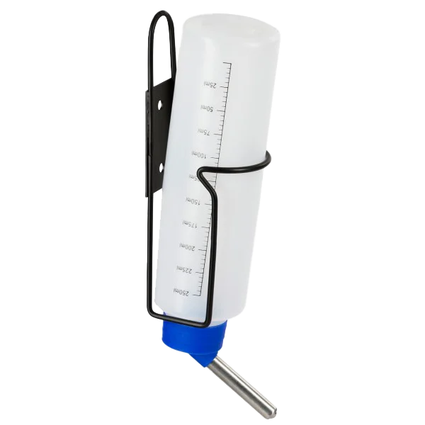 Drinkfles voor Knaagdieren met Metalen Houder, 250 ml – Kerbl - Afbeelding 1