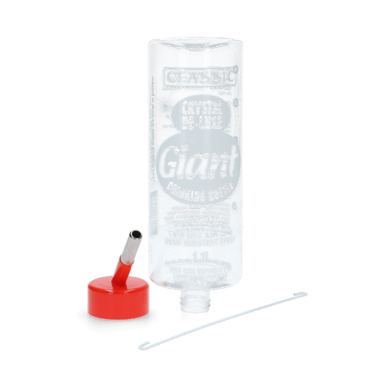Drinkfles voor Knaagdieren van Kunststof, 1100 ml – Classic Crystal Deluxe