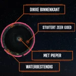 Hondentennisbal met Pieper M, Ø 6 cm, Roze, 3 Stuks – Dog Comets Neutron Star - Afbeelding 5