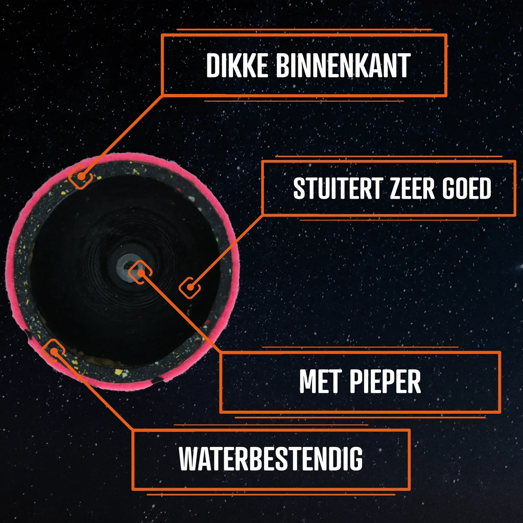 Hondentennisbal met Pieper M, Ø 6 cm, Roze, 3 Stuks – Dog Comets Neutron Star - Afbeelding 5