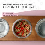 Antischrokinzetstuk voor Honden van Siliconen met Zuignappen, M, Bodemdiameter 11,5 cm, Roze – Eat Slow Live Longer Gobble Stopper - Afbeelding 4