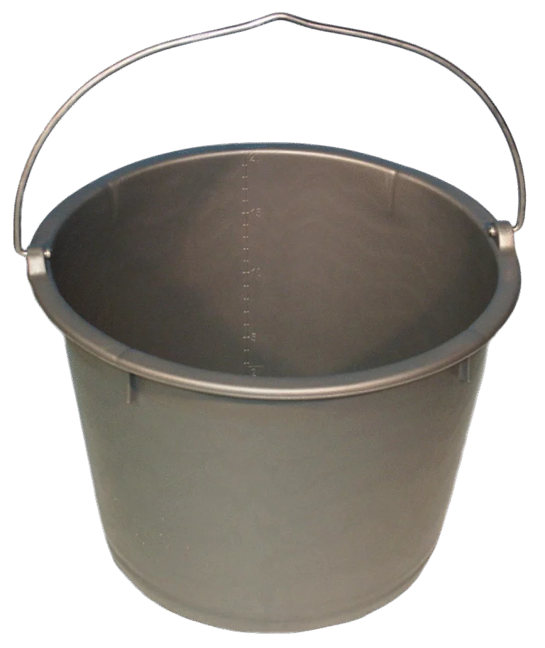 Emmer met Maatverdeling 20 l Grijs – Vplast