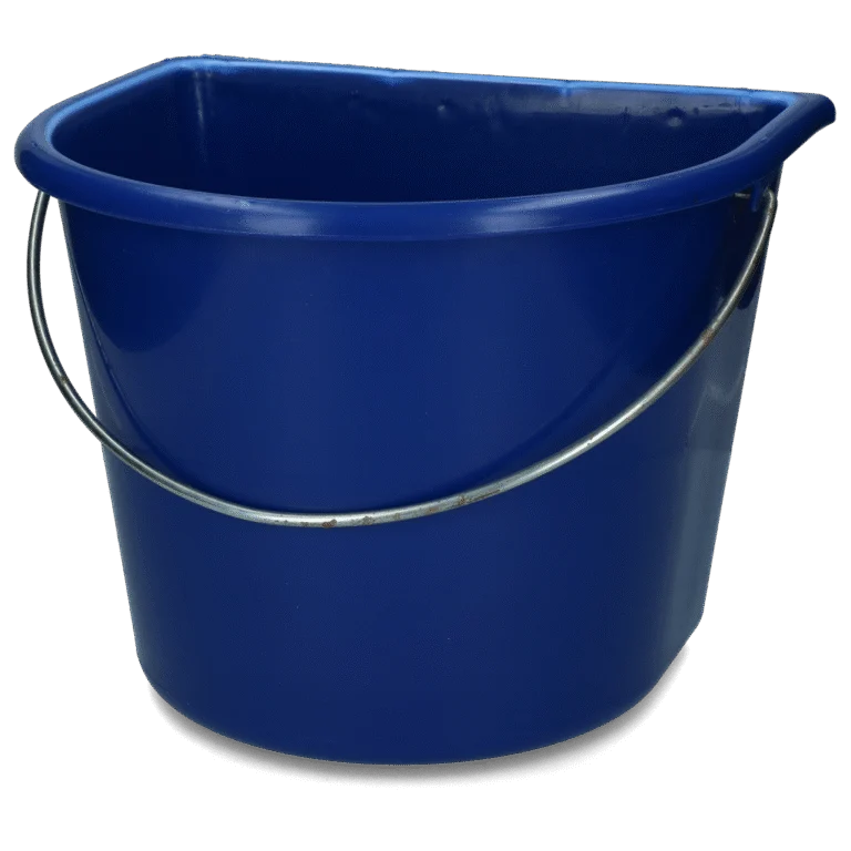 Emmer met Vlakke Kant 15 l Blauw – Vplast