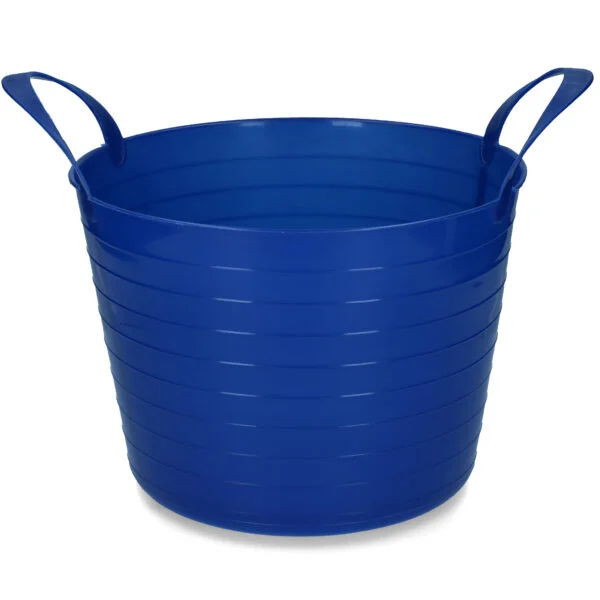 Flexibele Emmer met Twee Handgrepen, 14 l, Blauw – Vplast V-Trug Flexi
