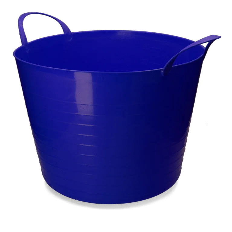 Flexibele Emmer met Handgrepen, 65 l Blauw – Vplast V-Trug Flexi