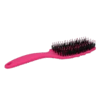 Manenborstel voor Ontklitten met Varkenshaar, Roze – Excellent Horse Wave Brush - Afbeelding 3